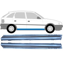 Sottoporta Lamiera Completo per Opel Astra F 1991-2002 / Sinistra+Destra / Set 9447