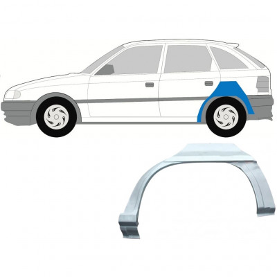 OPEL ASTRA 1991-2002 PORTELLONE POSTERIORE PASSARUOTA POSTERIORE / SINISTRA