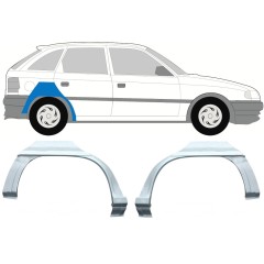 Pannello di riparazione parafango posteriore per Opel Astra F 1991-2002 / Sinistra+Destra / HATCHBACK / Set 9686