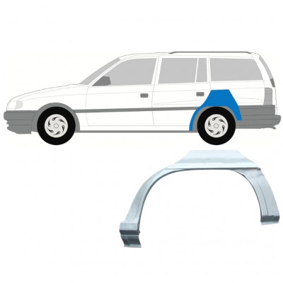 Pannello di riparazione parafango posteriore per Opel Astra 1991-2002 / Sinistra / COMBI 7260