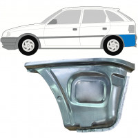 Lamiera di riparazione dell'angolo posteriore per Opel Astra F 1991-2002 / Sinistra 11102