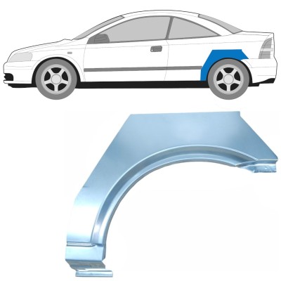 Pannello di riparazione parafango posteriore per Opel Astra G 1998-2009 / Sinistra / COUPE 15960