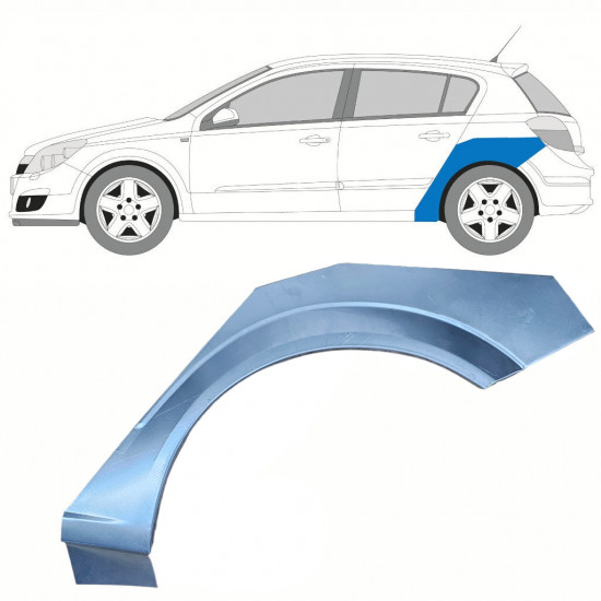 Pannello di riparazione parafango posteriore per Opel Astra 2003-2014 / Sinistra 8863