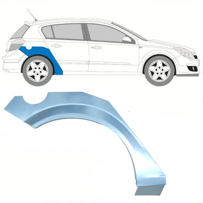 Pannello di riparazione parafango posteriore per Opel Astra 2003-2014 / Destra 8862