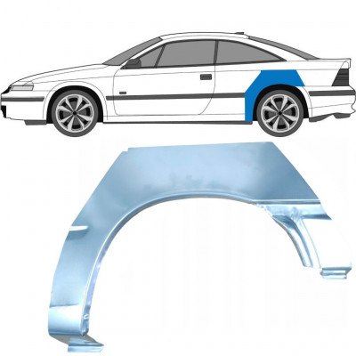 Pannello di riparazione parafango posteriore per Opel Calibra 1990-1997 / Sinistra 6356