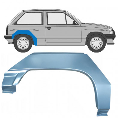 OPEL CORSA A 1982-1993 3 PORTA PASSARUOTA POSTERIORE / DESTRA