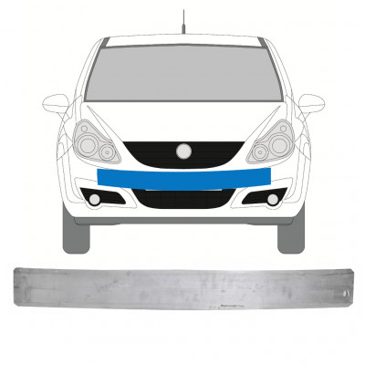 OPEL CORSA D 2006-2014 BARRA DI RINFORZO DELLA TRAVERSA DEL PARAURTI ANTERIORE