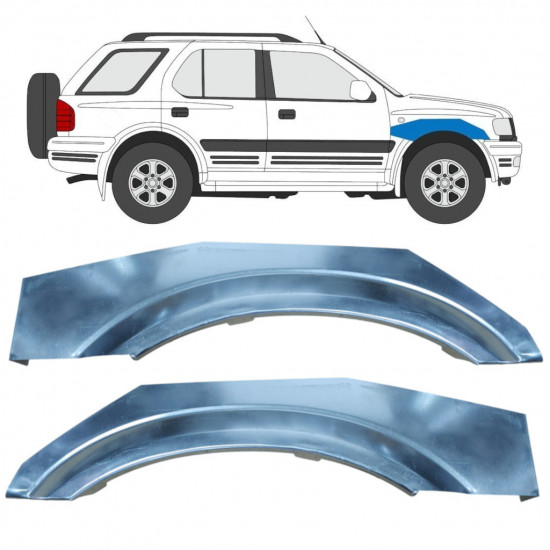 Pannello di riparazione parafango anteriore per Opel Frontera B 1999-2002 / Set 11201