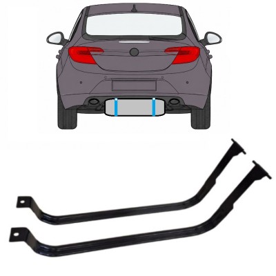 Cinghie serbatoio carburante per Opel Insignia 2008-2017 15991