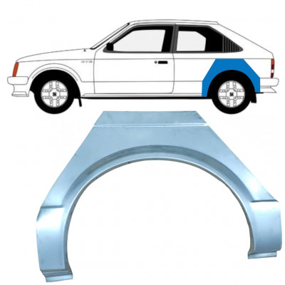 OPEL KADETT D 1979-1984 3 PORTA PASSARUOTA POSTERIORE / SINISTRA