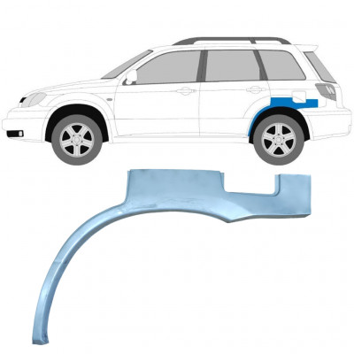 Pannello di riparazione parafango posteriore per Mitsubishi Outlander 2003-2007 / Sinistra 6027