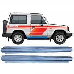 Pannello di riparazione sottoporta lamiera per Mitsubishi Pajero 1982-1992 / Sinistra = Destra (simmetrico) / Set 10362