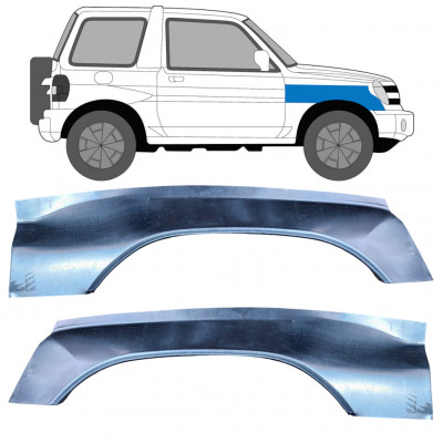 Pannello di riparazione parafango anteriore per Mitsubishi Pajero Pinin 1998- / Sinistra+Destra / Set 10624