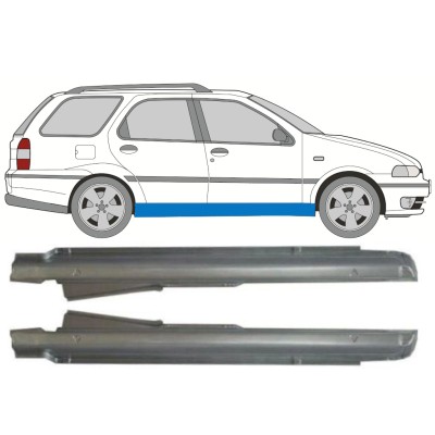 Sottoporta Lamiera Completo per Fiat Palio Weekend 1997-2001 / Sinistra+Destra / Set 9940
