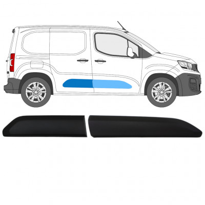 Modanatura laterale per Citroen Berlingo 2018-2023 / Destra / Set 13385