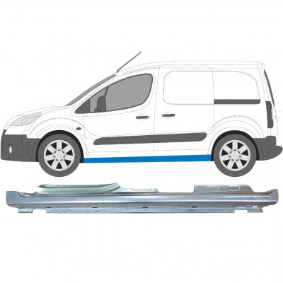 Pannello di riparazione sottoporta lamiera per Peugeot Partner C Berlingo 2008- / Sinistra 5407