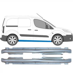 Pannello di riparazione sottoporta lamiera per Citroen Berlingo 2008-2018 / Sinistra+Destra / Set 14012