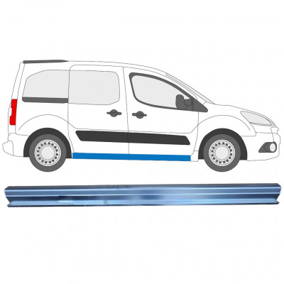 PEUGEOT PARTNER C BERLINGO 2008- PORTA SCORREVOLE RIPARAZIONE DEI DAVANZALI / DESTRA