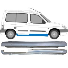 Sottoporta Lamiera Completo per Peugeot Partner 1996-2008 / Destra / Set 9417