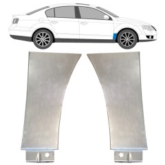Pannello di riparazione parafango anteriore per Volkswagen Passat B6 2005-2010 / Sinistra+Destra / Set 14697