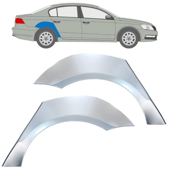 Pannello di riparazione parafango posteriore per Volkswagen Passat B7 2010-2015 / Sinistra+Destra / Set 16354