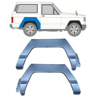 Pannello di riparazione parafango posteriore per Nissan Patrol 1979-1993 / Sinistra+Destra / Set 10412