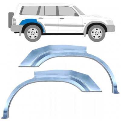 Pannello di riparazione parafango posteriore per Nissan Patrol 1997-2009 / Sinistra+Destra / Set 10283