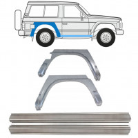 Pannello di riparazione sottoporta e parafango posteriore per Nissan Patrol 1990-1997 / Set 11542