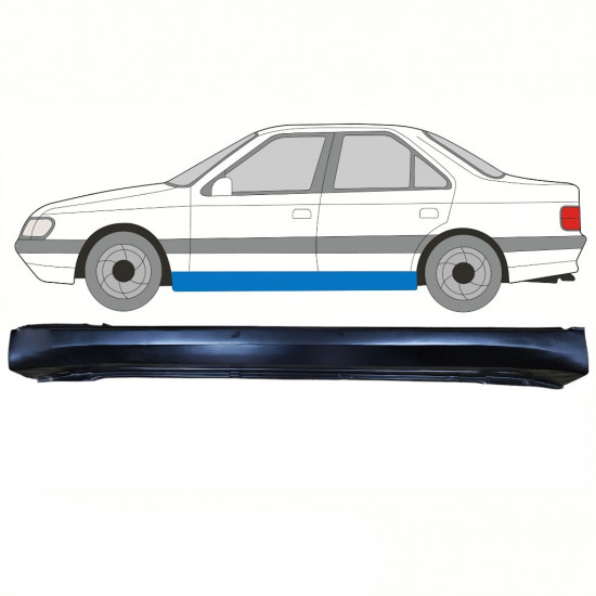 PEUGEOT 405 1987-1996 PANNELLO DI RIPARAZIONE DELLA SOGLIA / SINISTRA