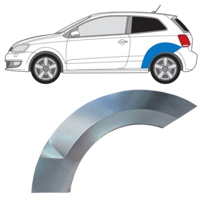 Pannello di riparazione parafango posteriore per Volkswagen Polo 2009-2017 / Sinistra 16359