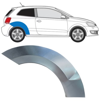 Pannello di riparazione parafango posteriore per Volkswagen Polo 2009-2017 / Destra 16358