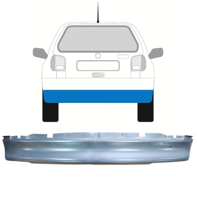 Pannello di riparazione traversa posteriore per Volkswagen Polo 1994-1999 16006