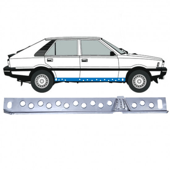 FSO POLONEZ 1978-2002 RIPARAZIONE DELLA SOGLIA INTERNA / DESTRA