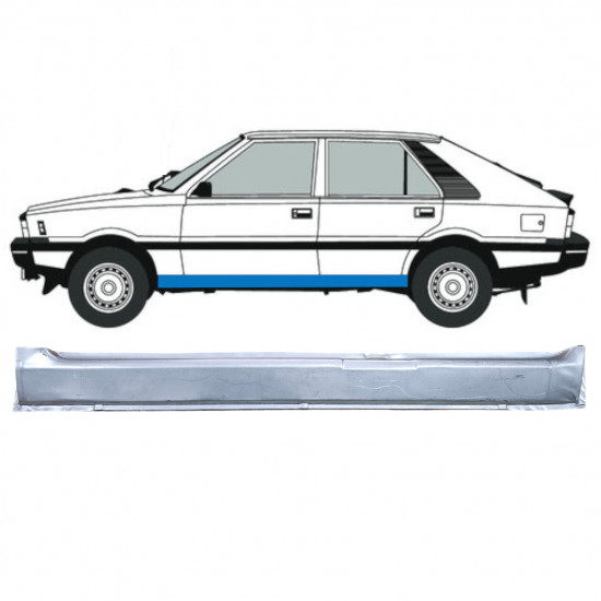 FSO POLONEZ 1978-2002 PANNELLO DI RIPARAZIONE DELLA SOGLIA / SINISTRA