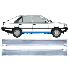 Pannello di riparazione sottoporta lamiera per FSO Polonez 1978-2002 / Sinistra+Destra / Set 12533