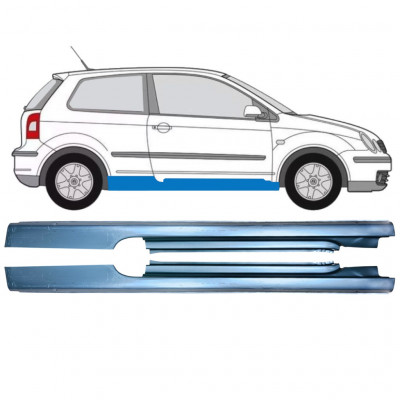 Sottoporta Lamiera Completo per Volkswagen Polo 2001-2009 / Sinistra+Destra / Set 12858