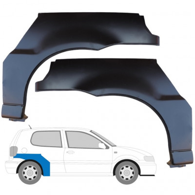 VW POLO 1999-2001 3 PORTA PASSARUOTA POSTERIORE / SET