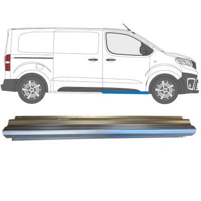 Pannello di riparazione davanzale della porta anteriore per Toyota Proace Verso 2016- / Sinistra = Destra (simmetrico) 14902