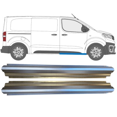 Pannello di riparazione davanzale della porta anteriore per Toyota Proace Verso 2016- / Sinistra = Destra (simmetrico) / Set 14903
