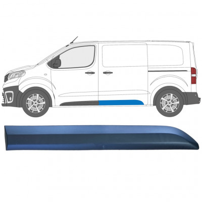 Modanatura laterale posteriore per Toyota Proace 2016- / Destra 12821