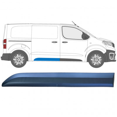 Modanatura laterale posteriore per Toyota Proace 2016- / Destra 12820