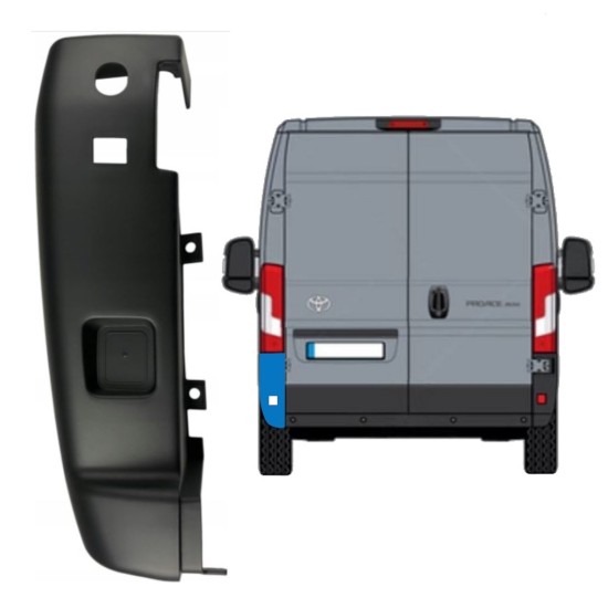 Angolo paraurti posteriore 180 gradi per Toyota Proace Max 2024- / Sinistra 15941