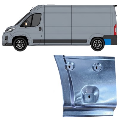 Pannello di riparazione parafango posteriore per Toyota Proace Max 2024- / Sinistra 16729