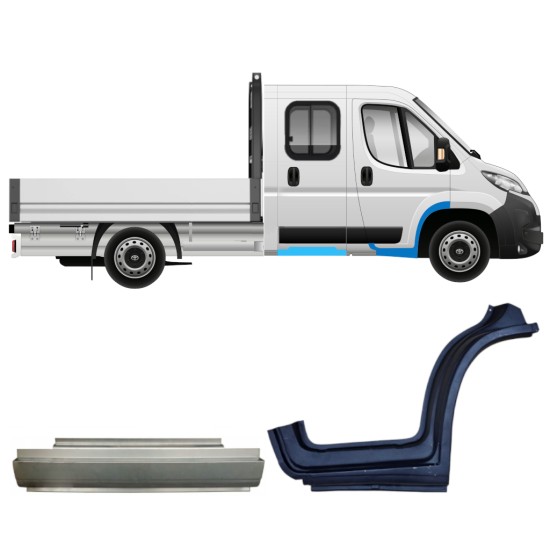 Set di pannelli di riparazione per Toyota Proace Max 2024- / Destra 16684