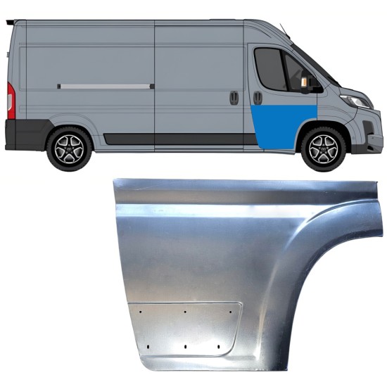 Pannello di riparazione porta anteriore per Toyota Proace Max 2024- / Destra 16715