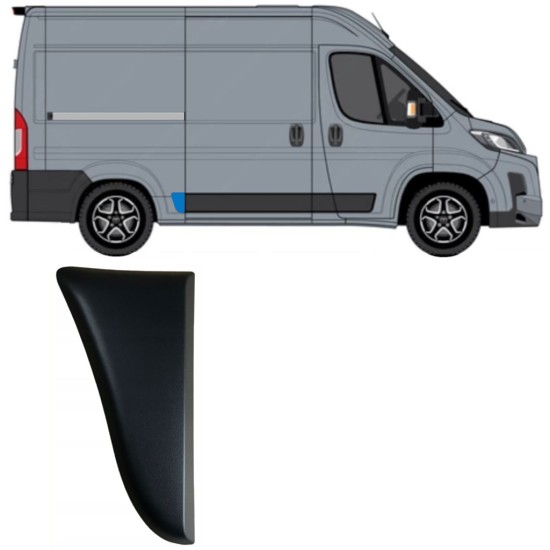 Modanatura laterale parafango posteriore per Toyota Proace Max 2024- / Destra 15902