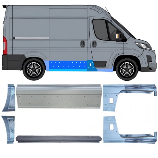 Set di pannelli di riparazione per Toyota Proace Max 2024- / Sinistra+Destra 16741
