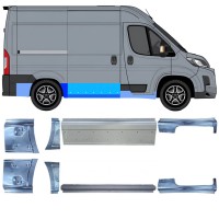 Set di pannelli di riparazione per Toyota Proace Max 2024- / Sinistra+Destra 16752