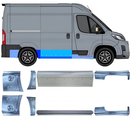 Set di pannelli di riparazione per Toyota Proace Max 2024- / Sinistra+Destra 16752