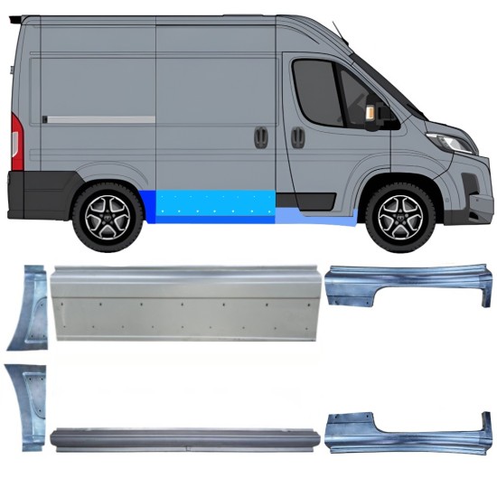 Set di pannelli di riparazione per Toyota Proace Max 2024- / Sinistra+Destra 16742